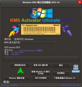 Windows KMS Activator激活器旗舰版 2019 v4.9——墨涩网