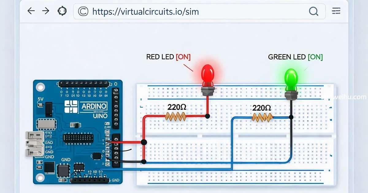 Wokwi：不用买硬件，浏览器里仿真 Arduino/ESP32/STM32——墨涩网